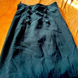 Vintage style black skirt.